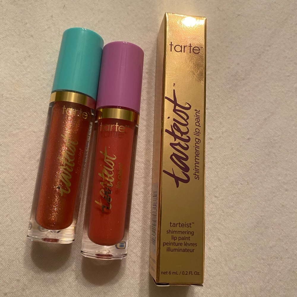 3 brand new tarte lip glosses